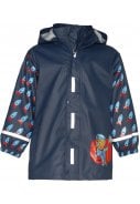 Donkerblauwe regenjas muis in de ruimte van Playshoes 1