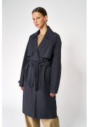 Donkerblauwe regenjas / trenchcoat Tage van Tantä 5