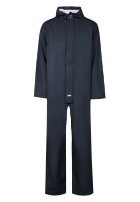 Donkerblauwe regenoverall van Lyngsøe Rainwear 