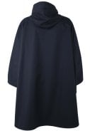 Donkerblauwe regenponcho Danerain poncho van Danefae 3