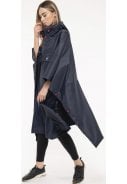 Donkerblauwe regenponcho Navy van Mac in a Sac  3