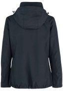 Donkerblauwe softshell dames regenjas Iduna van Bjornson 2