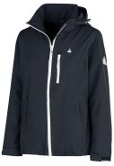 Donkerblauwe softshell dames regenjas Iduna van Bjornson 3