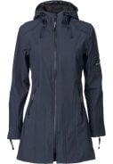 Donkerblauwe softshell regenjas van Ilse Jacobsen