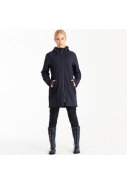 Donkerblauwe softshell regenjas van Ilse Jacobsen 3
