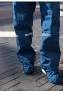 Donkerblauwe Storm 20K regenbroek met volledige rits en overschoenen  5