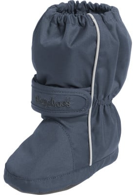 Donkerblauwe thermo regenoverschoen voor baby's en peuters van Playshoes