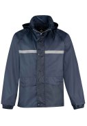 Donkerblauwe unisex regenpak Dusch van Bjornson  2