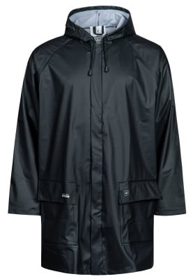 Donkerblauwe vlamvertragende regenjas van Lyngsøe Rainwear 