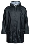 Donkerblauwe vlamvertragende regenjas van Lyngsøe Rainwear 