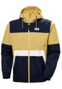 Donkerblauw / geel heren regenjas Koster van Helly Hansen 