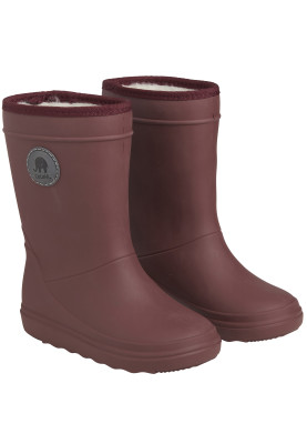 Bruine (Rose Brown) Thermische winter regenlaars van CeLaVi