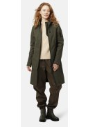 Donkergroen driekwart softshell regenjas van Ilse Jacobsen 2