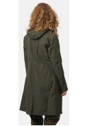 Donkergroen driekwart softshell regenjas van Ilse Jacobsen 4