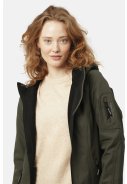 Donkergroen driekwart softshell regenjas van Ilse Jacobsen 6