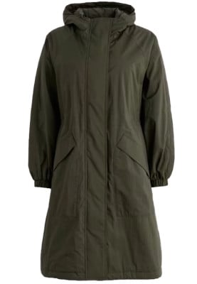 Donkergroene (Highlander) dames regenjas Path Maker Coat van Seasalt