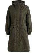 Donkergroene (Highlander) dames regenjas Path Maker Coat van Seasalt