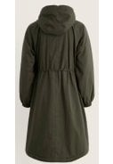 Donkergroene (Highlander) dames regenjas Path Maker Coat van Seasalt 5