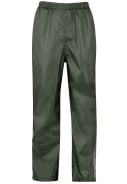 Donkergroene (Olive) unisex regenbroek Vesi van Bjornson 2