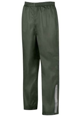 Donkergroene (Olive) unisex regenbroek Vesi van Bjornson
