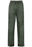Donkergroene (Olive) unisex regenbroek Vesi van Bjornson 4