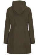 Donkergroene softshell regenjas Daybreak van Ilse Jacobsen 2