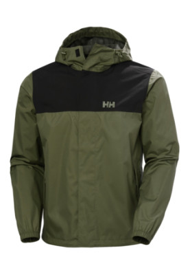 Donker groene heren regenjas Vancouver van Helly Hansen