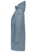 Dusty Blue Urban outdoor damesregenjas / parka jacket van Agu 3