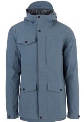 Dusty Blue Urban outdoor pocket regenjas van Agu