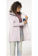 Dusty Lilac Urban outdoor parka regenjas van Agu 3