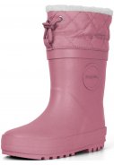 Dusty pink natuurrubber winter laars van Druppies  4