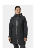Ebony dames regenjas Long Belfast van Helly Hansen 6