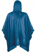 Eenvoudige donkerblauwe regenponcho