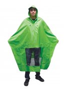 Eenvoudige regenponcho fiets groen van Hooodie 2