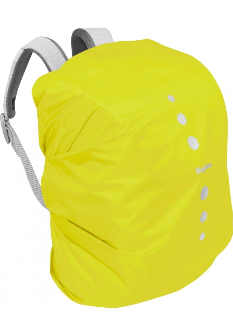 Fel gele waterdichte hoes voor rugzak van Playshoes Regenpakhuis