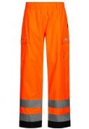 Fel oranje ademende Hi-Vis regenbroek van Lyngsøe Rainwear