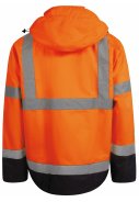 Fel oranje ademende regenjas van Lyngsøe Rainwear 2