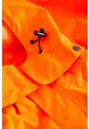 Fel oranje ademende regenjas van Lyngsøe Rainwear 3
