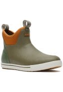 Dark Olive Fleece gevoerde enkellaars Deck Boot 2