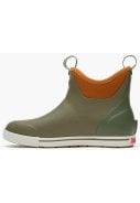 Dark Olive Fleece gevoerde enkellaars Deck Boot 3
