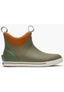 Dark Olive Fleece gevoerde enkellaars Deck Boot 4
