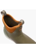 Dark Olive Fleece gevoerde enkellaars Deck Boot 7