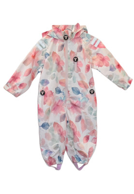 Fleurig meisjes regenpak in pasteltinten Bliss van Ducksday