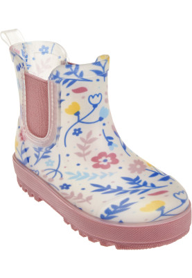 Flowers Print lage Chelsea regenlaars van Playshoes