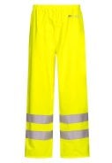 Fluor geel vlamvertragende regenbroek van Lyngsøe Rainwear
