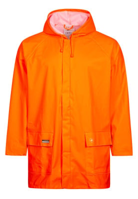 Fluor oranje regenjas van Lyngsøe Rainwear 