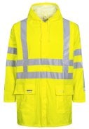 Fluor gele Signaal regenjas van Lyngsøe Rainwear 
