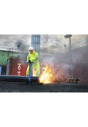 Fluor gele vlam vertragende regenjas van Lyngsøe Rainwear 5