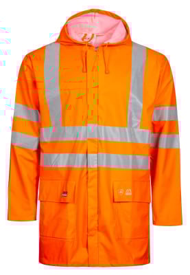 Fluor oranje Signaal regenjas van Lyngsøe Rainwear 