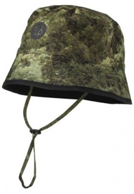 Forest print of zwarte Motion Bucket Rain Hat Urban Outdoor van Agu